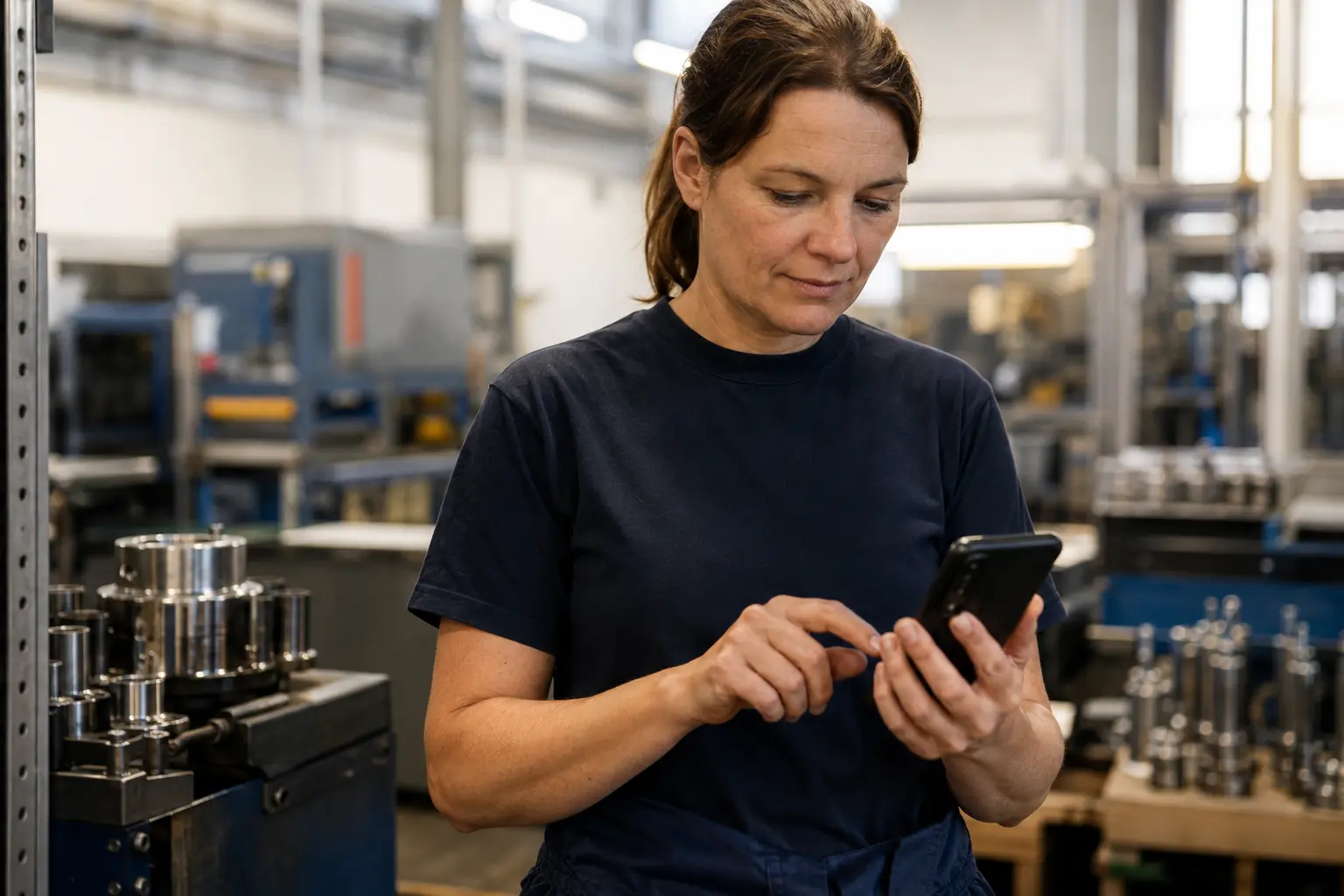 Fachkraft bewirbt sich unkompliziert über das Smartphone