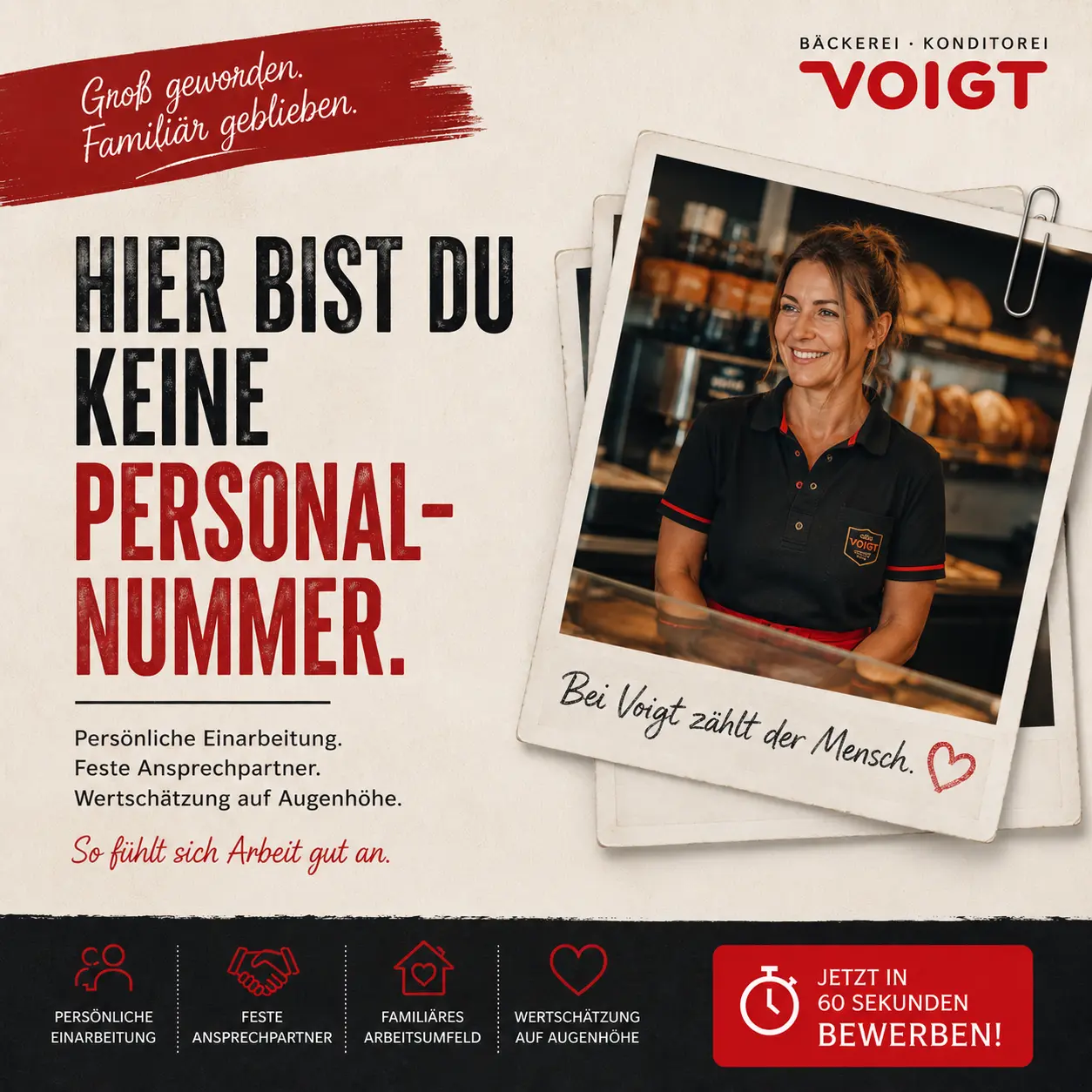 Voigt Recruiting-Kampagne mit persönlicher Arbeitgeberbotschaft